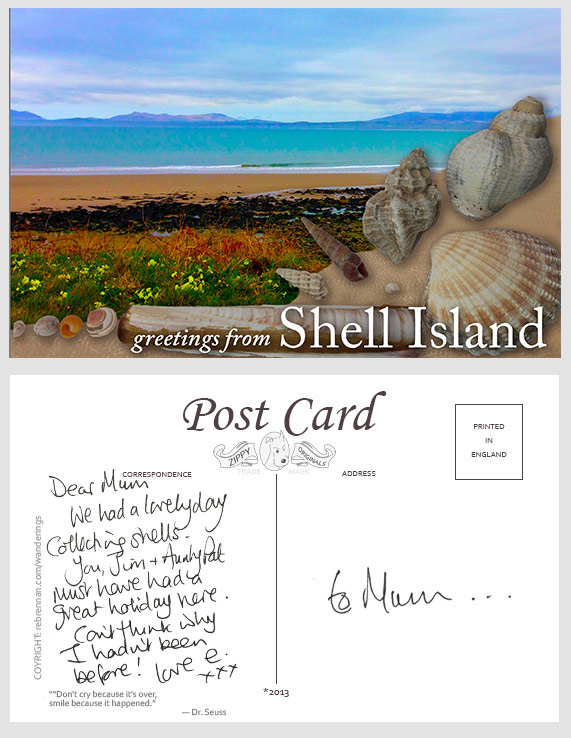 postcard from Shell Island